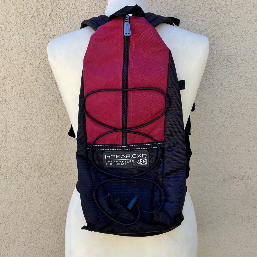 InGEAR.EXP International Expedition Travel Backpack Maroon
